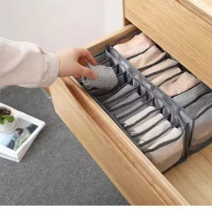 11-Grid Mesh Underwear Closet Organizer for Storage Small Clothes