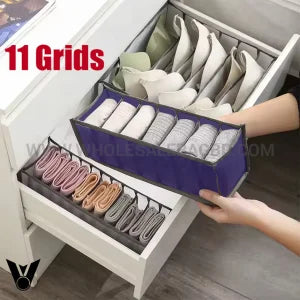 11-Grid Mesh Underwear Closet Organizer for Storage Small Clothes