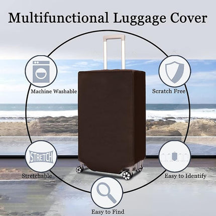 Luggage Cover – Dustproof Stretch Suitcase Protector Case for Travel!