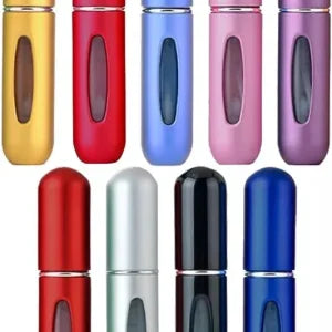 Refillable Travel Perfume Spray Bottle – Mini Atomizer Pump for Scent