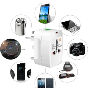 Universal Travel Adapter (US/UK/EU/AU any countries)